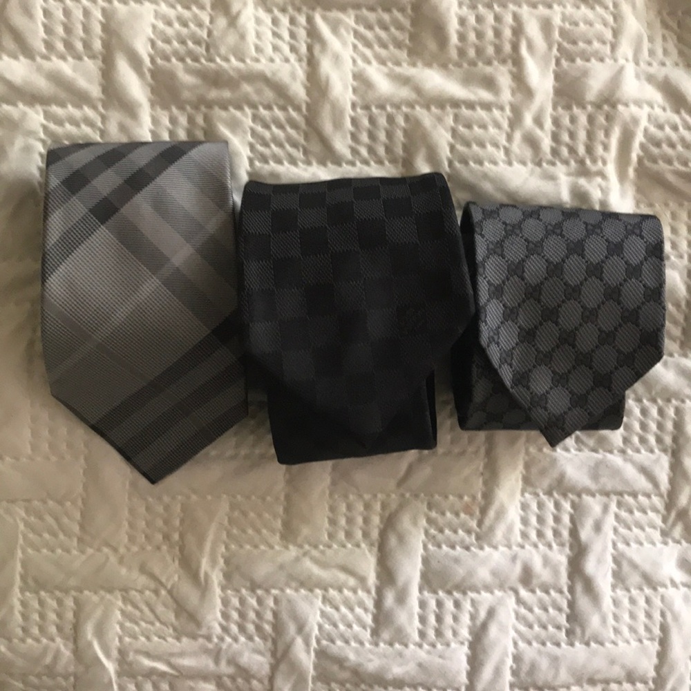 3 designer ties